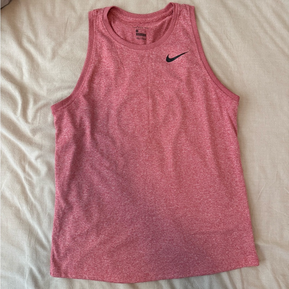 Nike Heathered Pink Sleeveless Top